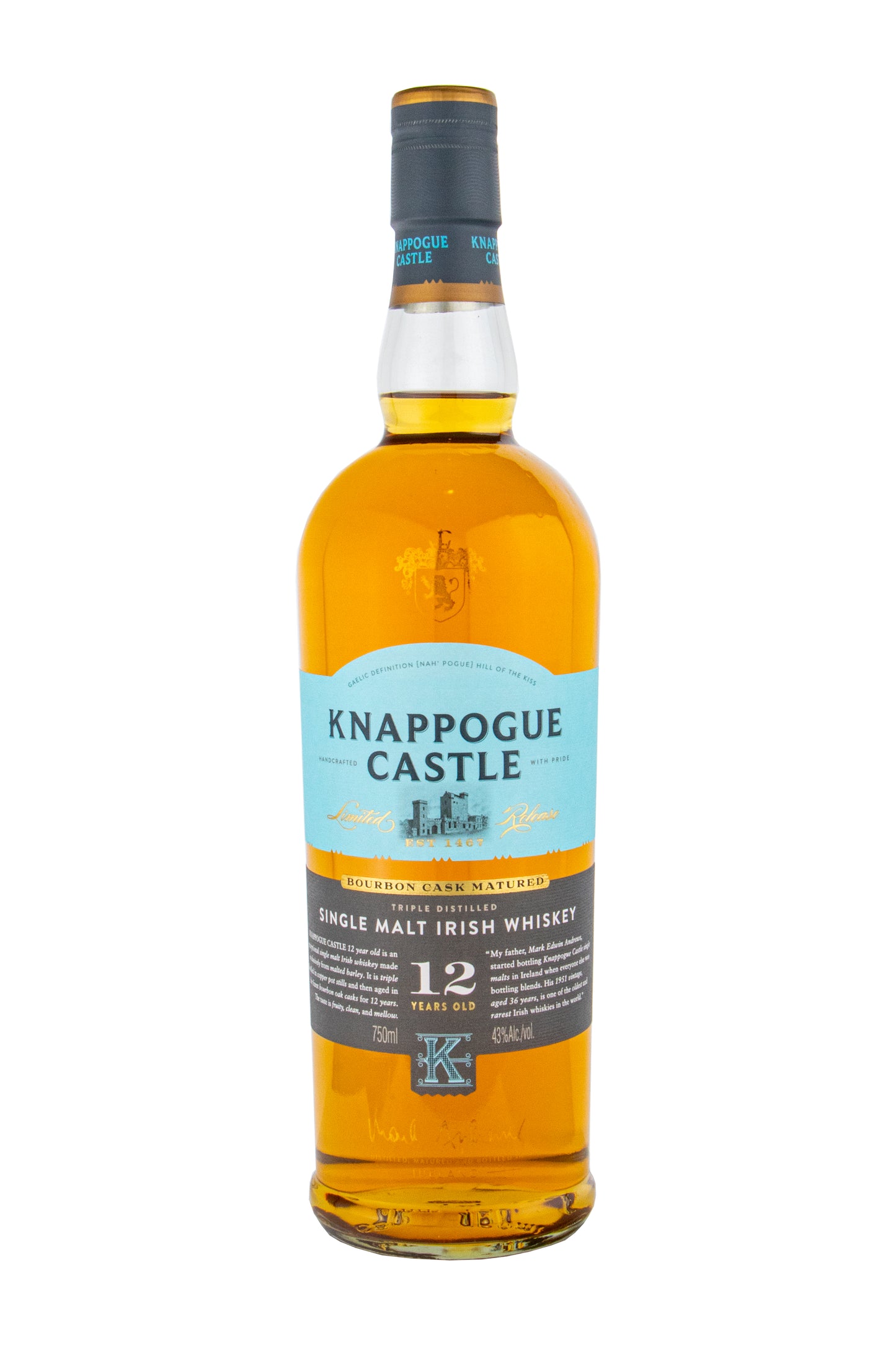 Knappogue Castle Irish Whiskey 12 Year