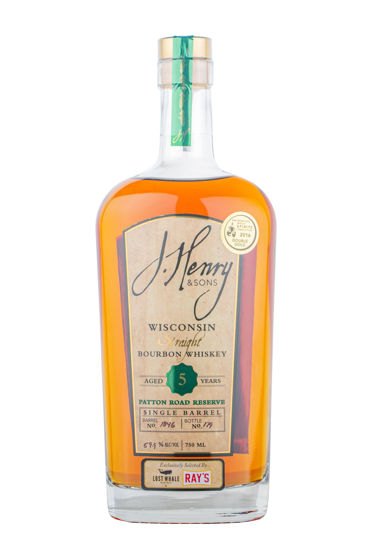 J. Henry Patton Road Reserve Single Barrel Bourbon