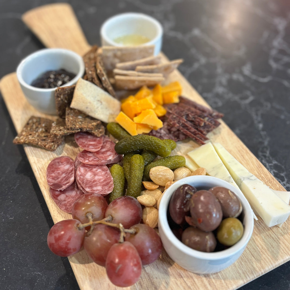 Serves 2-3 Chef's Choice Cheese and Meat Board - Pickup Pre-Order