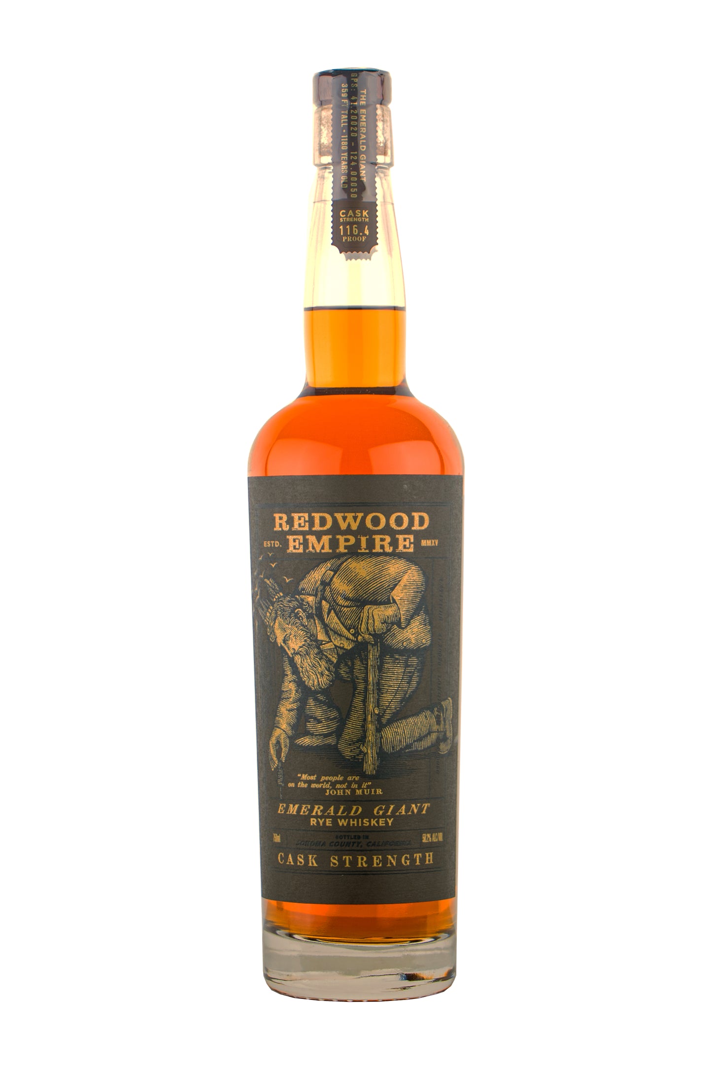 Redwood Empire Cask Strength Emerald Giant Rye