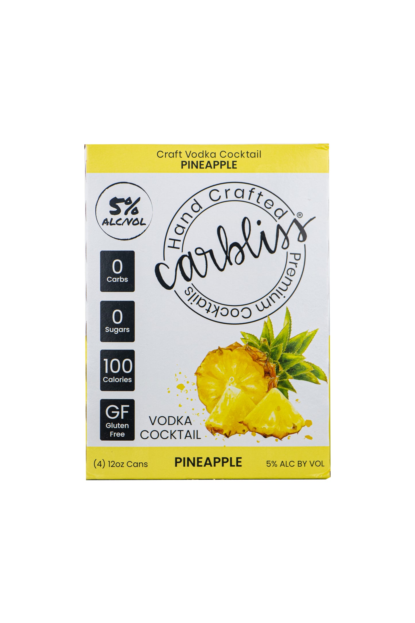 Carbliss Pineapple Vodka Cocktail