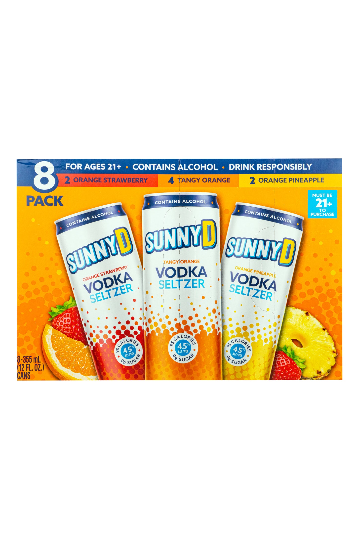 Sunny D Vodka Seltzer Variety
