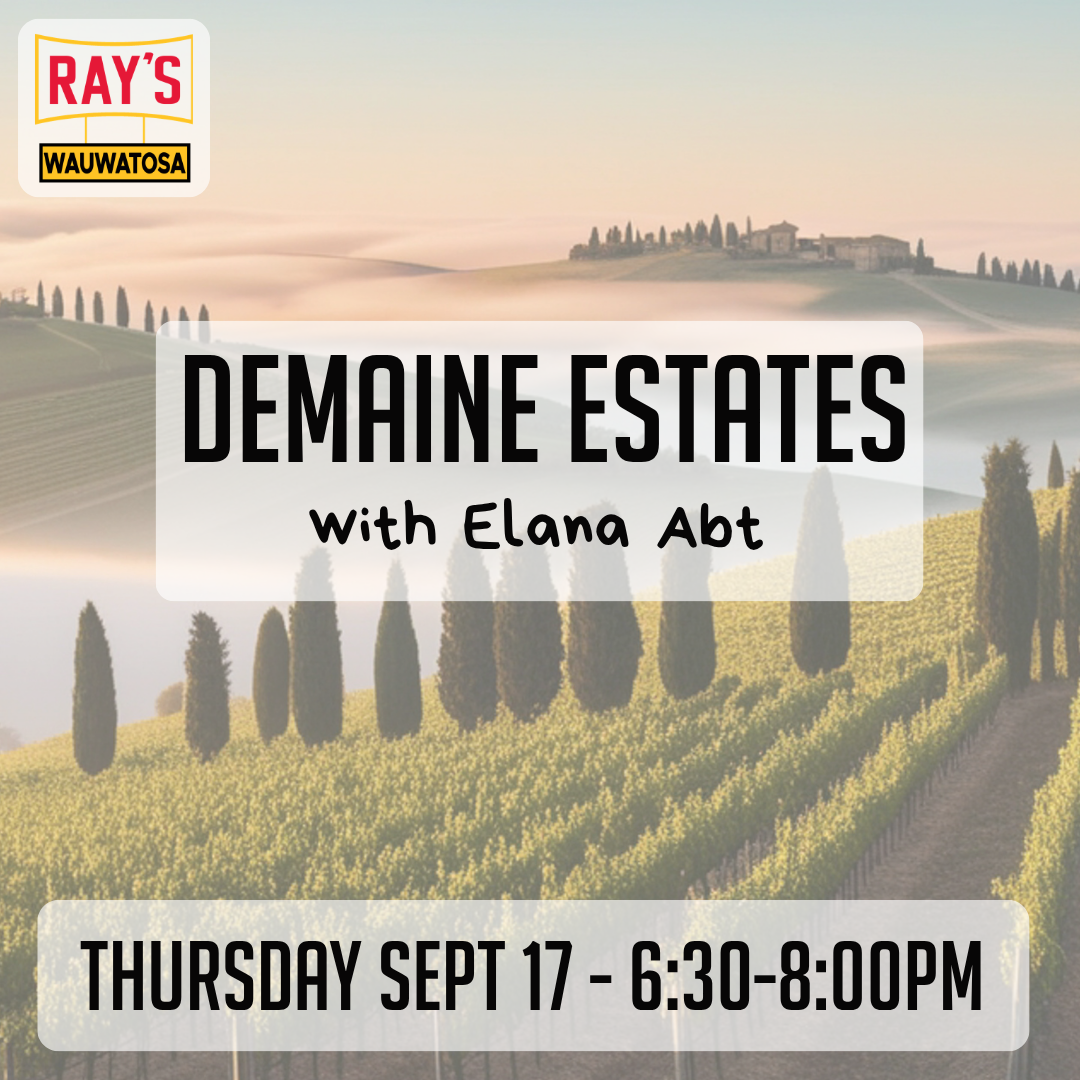 Demaine Estates Wine with Midwest Regional Manager Elana Abt - Wauwatosa