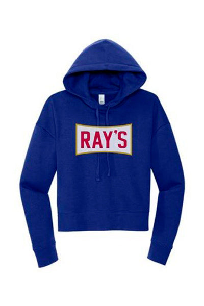 Ray's Logo CROP Hoodie Royal Blue