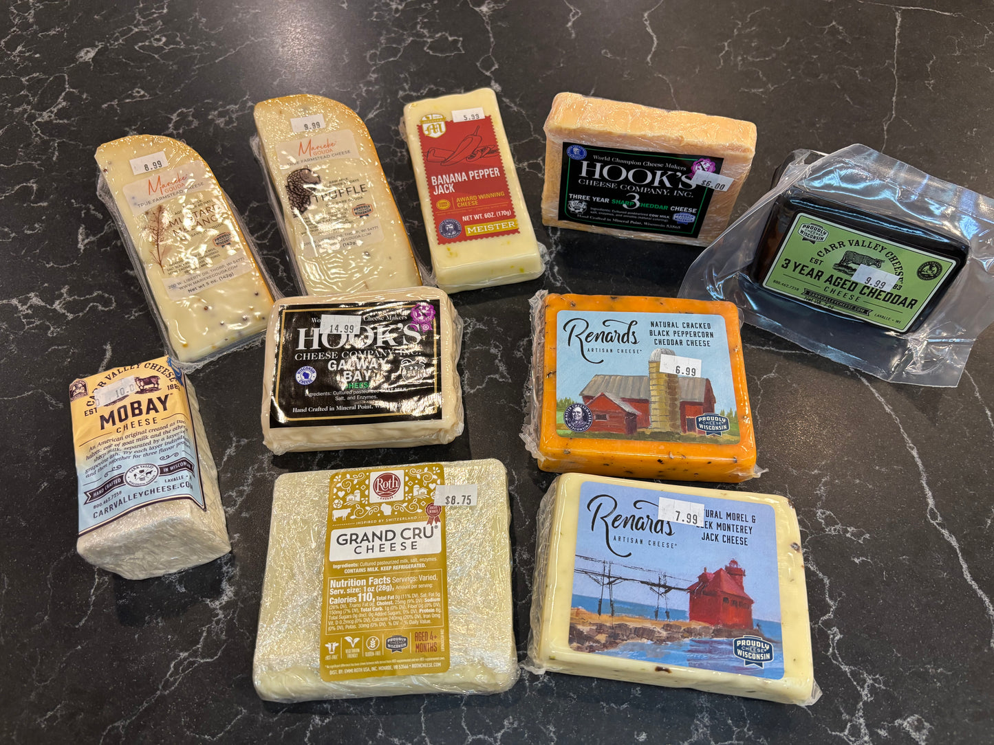 Ray's Deli Wisconson Cheese Selection