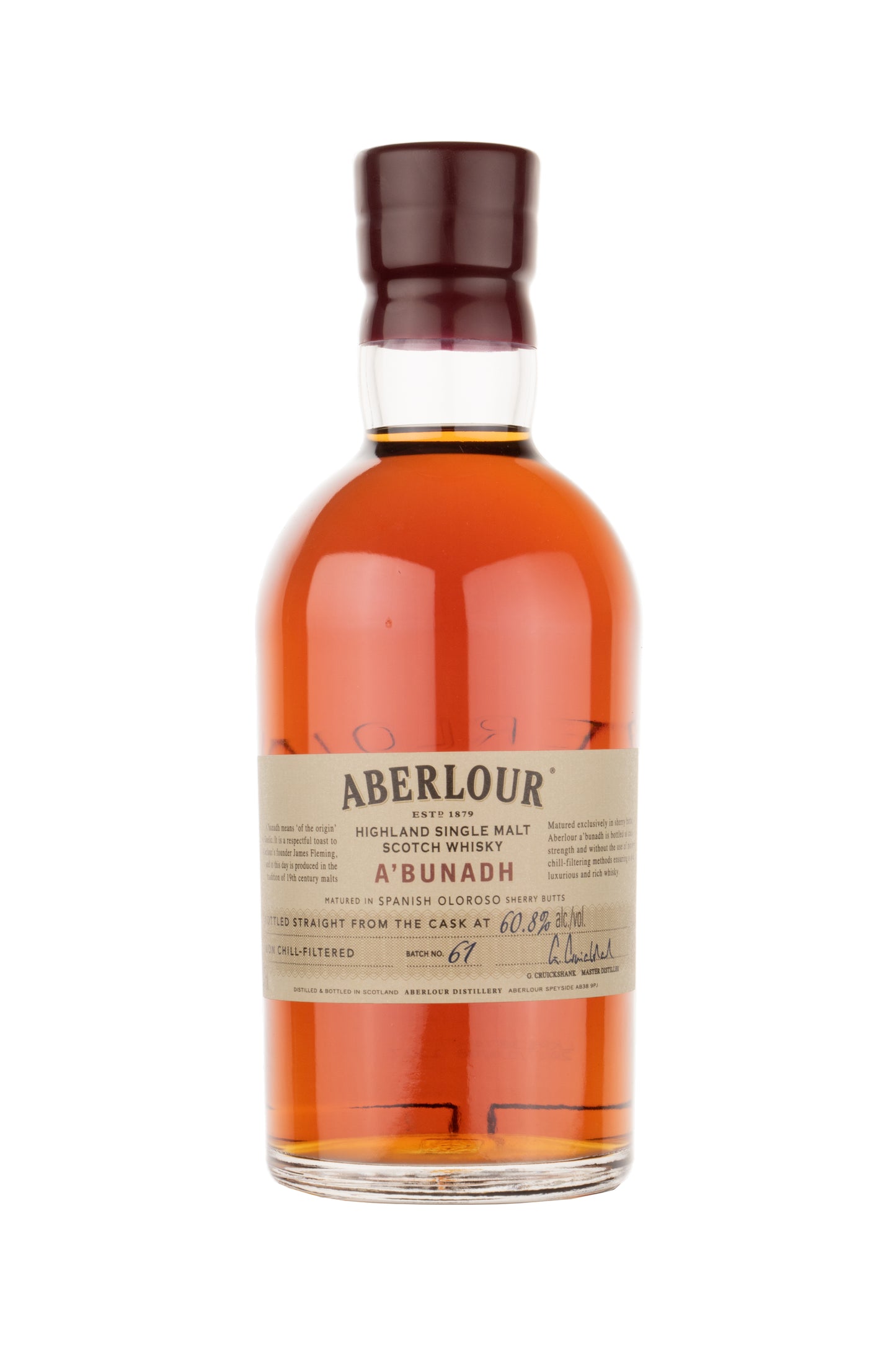 Aberlour A'bunadh Single Malt Scotch Whisky
