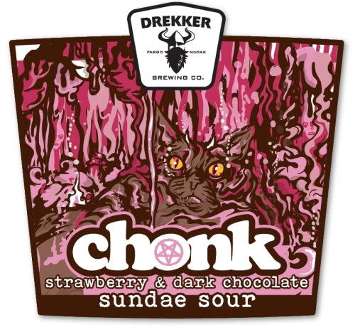 Drekker Chonk Strawberry Dark Chocolate