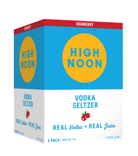 High Noon Vodka Seltzer Cranberry