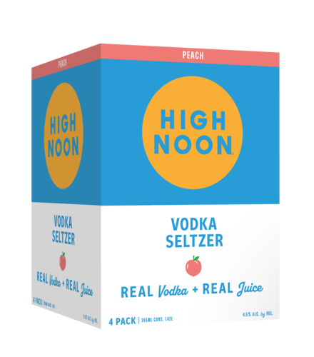 High Noon Vodka Seltzer Peach