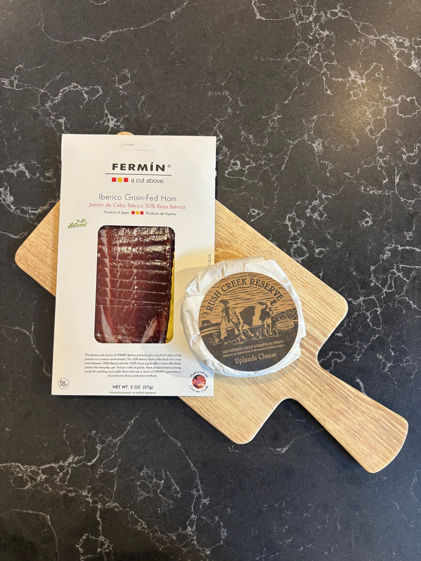 Serves 8-10 Chef's Choice Cheese and Meat Board - Pickup Pre-Order