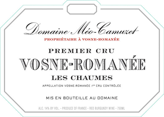 Domaine Méo-Camuzet 1er Cru Vosne-Romaneé Les Chaumes