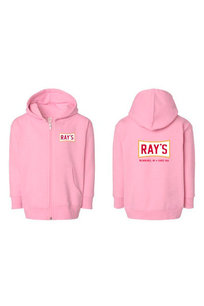 Ray's Toddler Full Zip Hoodie Pink