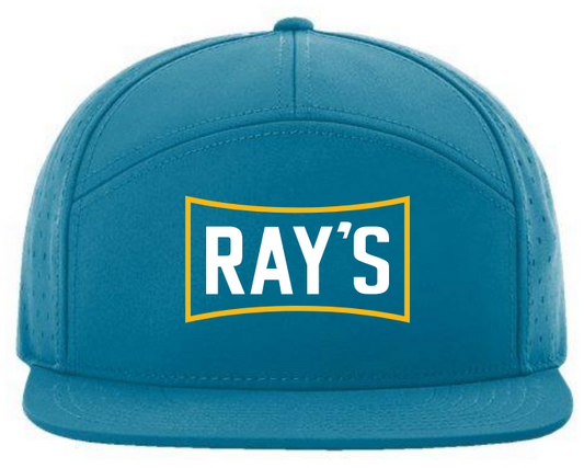 Rays Silicone Patch Hat Blue