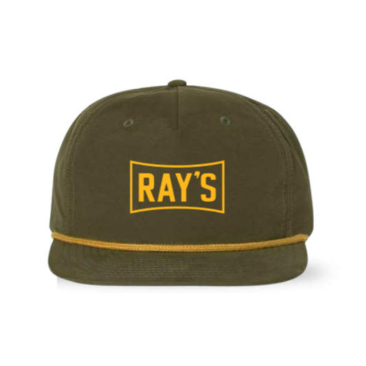 Ray's Logo Rope Hat Loden Green/Gold