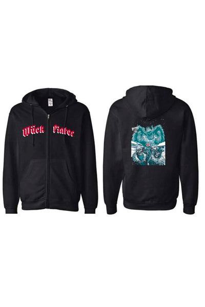 Wuckfinter VII Front Zip Hoodie Black