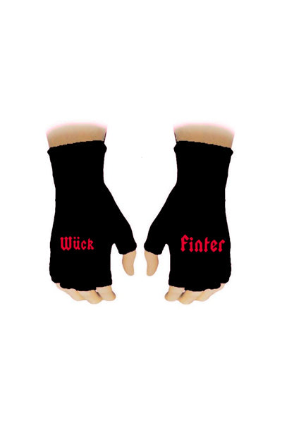 Ray's Wuckfinter Black Fingerless Gloves