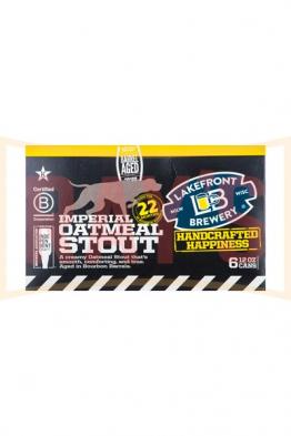 Lakefront Brewery - Barrel-Aged Imperial Oatmeal Stout (6 pack cans) (6 pack cans)