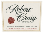 Robert Craig - Howell Mountain Cabernet Sauvignon 0