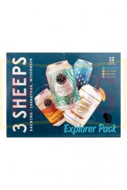3 Sheeps Brewing - Explorer Variety Pack (12 pack 12oz cans) (12 pack 12oz cans)