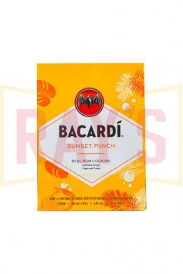 Bacardi - Sunset Punch Cocktail (4 pack 355ml cans) (4 pack 355ml cans)