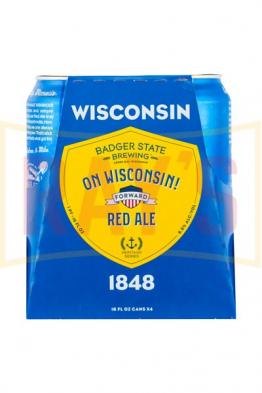 Badger State Brewing Co. - On Wisconsin! (4 pack 16oz cans) (4 pack 16oz cans)