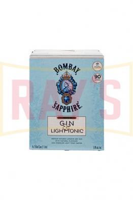 Bombay Sapphire - Gin & Tonic Light (250ml 4 pack Cans) (250ml 4 pack Cans)