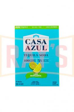 Casa Azul - Lime Margarita Tequila Soda (4 pack 12oz cans) (4 pack 12oz cans)
