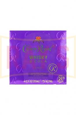 Crown Royal - Whisky & Cola (4 pack 12oz cans) (4 pack 12oz cans)