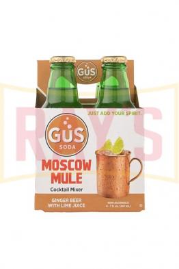 GuS Soda - Moscow Mule Ginger Beer with Lime Juice (4 pack bottles) (4 pack bottles)