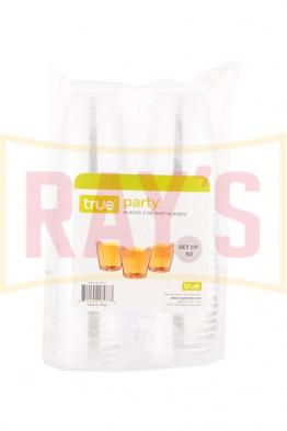 Party Essentials - 2oz Plastic Shot Glasses 50 Count