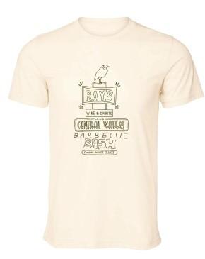 Ray's - Central Waters BBQ Bash Heather Cream Tee Large