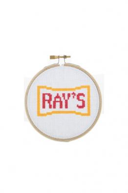 Ray's - Cross Stitch 4-Inch Logo
