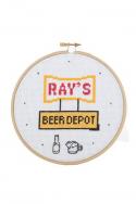 Ray's - Cross Stitch 6-Inch Beer Depot 0