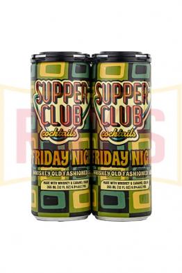 Supper Club Cocktails - Whiskey Old Fashioned Sour (4 pack 12oz cans) (4 pack 12oz cans)