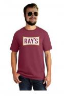 Ray's - Red Beach Wash Tee Large