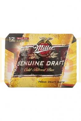 Miller - Genuine Draft (12 pack 16oz cans) (12 pack 16oz cans)