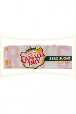 Canada Dry - Zero Sugar Ginger Ale (12 pack 12oz cans) (12 pack 12oz cans)