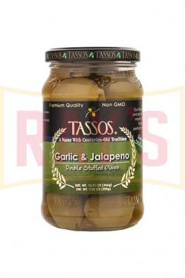 Tassos - Garlic & Jalapeno Stuffed Olives 12oz