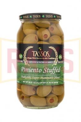 Tassos - Pimiento Stuffed Olives 34oz
