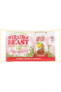 Strainge Beast - Ginger Lemon & Hibiscus (6 pack 12oz cans) (6 pack 12oz cans)