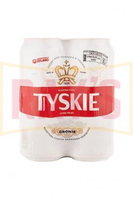 Tyskie - Lager (4 pack 16oz cans) (4 pack 16oz cans)