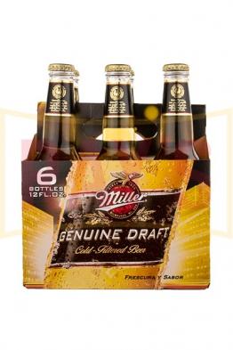 Miller - Genuine Draft (6 pack 12oz bottles) (6 pack 12oz bottles)