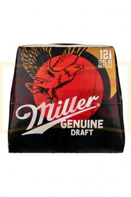 Miller - Genuine Draft (12 pack 12oz bottles) (12 pack 12oz bottles)