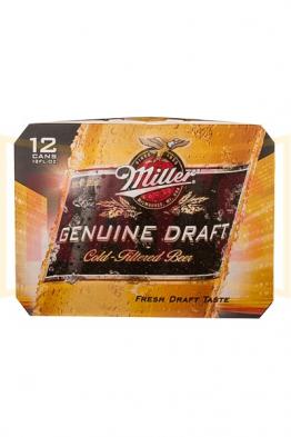 Miller - Genuine Draft (12 pack 12oz cans) (12 pack 12oz cans)